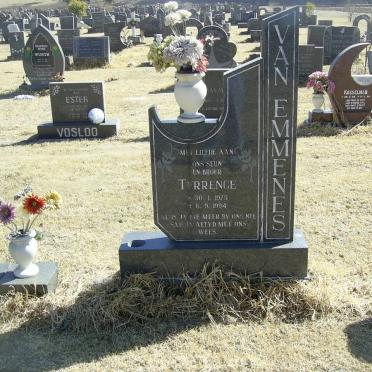 EMMENES Terrence, van 1975-1994