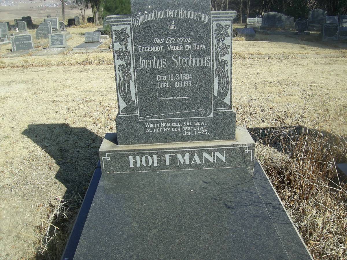 HOFFMANN Jacobus Stephanus 1894-1961