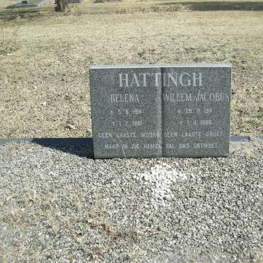 HATTINGH Willem Jacobus 1914-1985 &amp; Helena 1914-1961