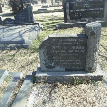 HORRABIN Peter R.P. 1943-1966