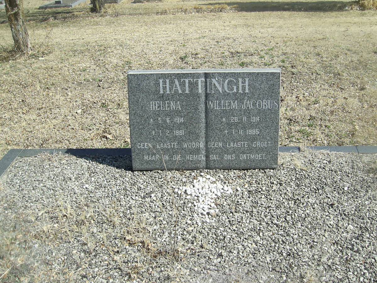 HATTINGH Willem Jacobus 1914-1985 &amp; Helena 1914-1961