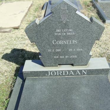 JORDAAN Cornelis 1966-1984