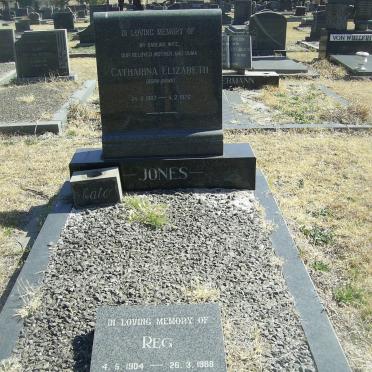 JONES Reg 1904-1988 &amp; Catharina Elizabeth BRINK 1907-1970