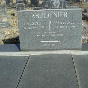 KRUIDENIER Jan Cornelis 1896-1968 &amp; Trees JUNGERIUS 1896-1975