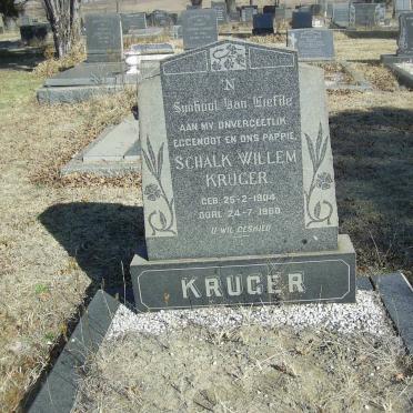KRUGER Schalk Willem 1904-1960