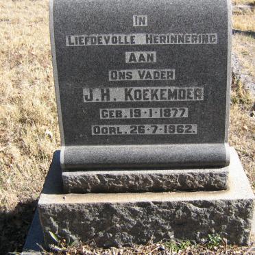 KOEKEMOER J.H. 1877-1962