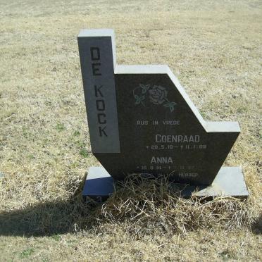 KOCK Coenraad, de 1910-1989 &amp; Anna 1914-1997