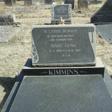 KIMMINS Mary Gush 1886-1963