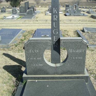 KRUGER Faan 1935-1986 &amp; Magriet 1935-