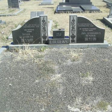 LOURENS Jan Gerhardus Hendrik 1904-1975 &amp; Susan Elizabeth 1898-198?