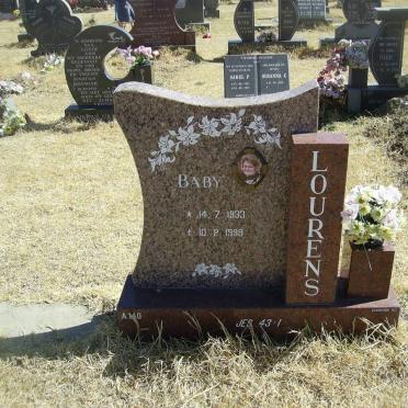 LOURENS Baby 1933-1999