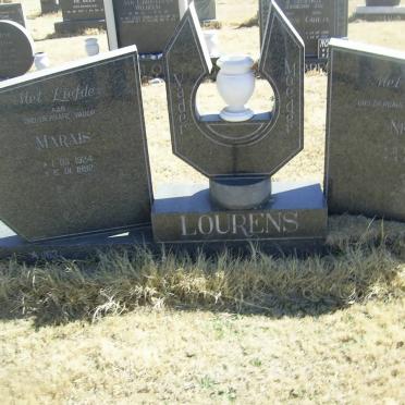 LOURENS Marais 1924-1992 &amp; Nela 1936-1991