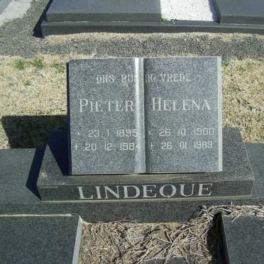 LINDEQUE Pieter 1895-1984 &amp; Helena 1900-1989