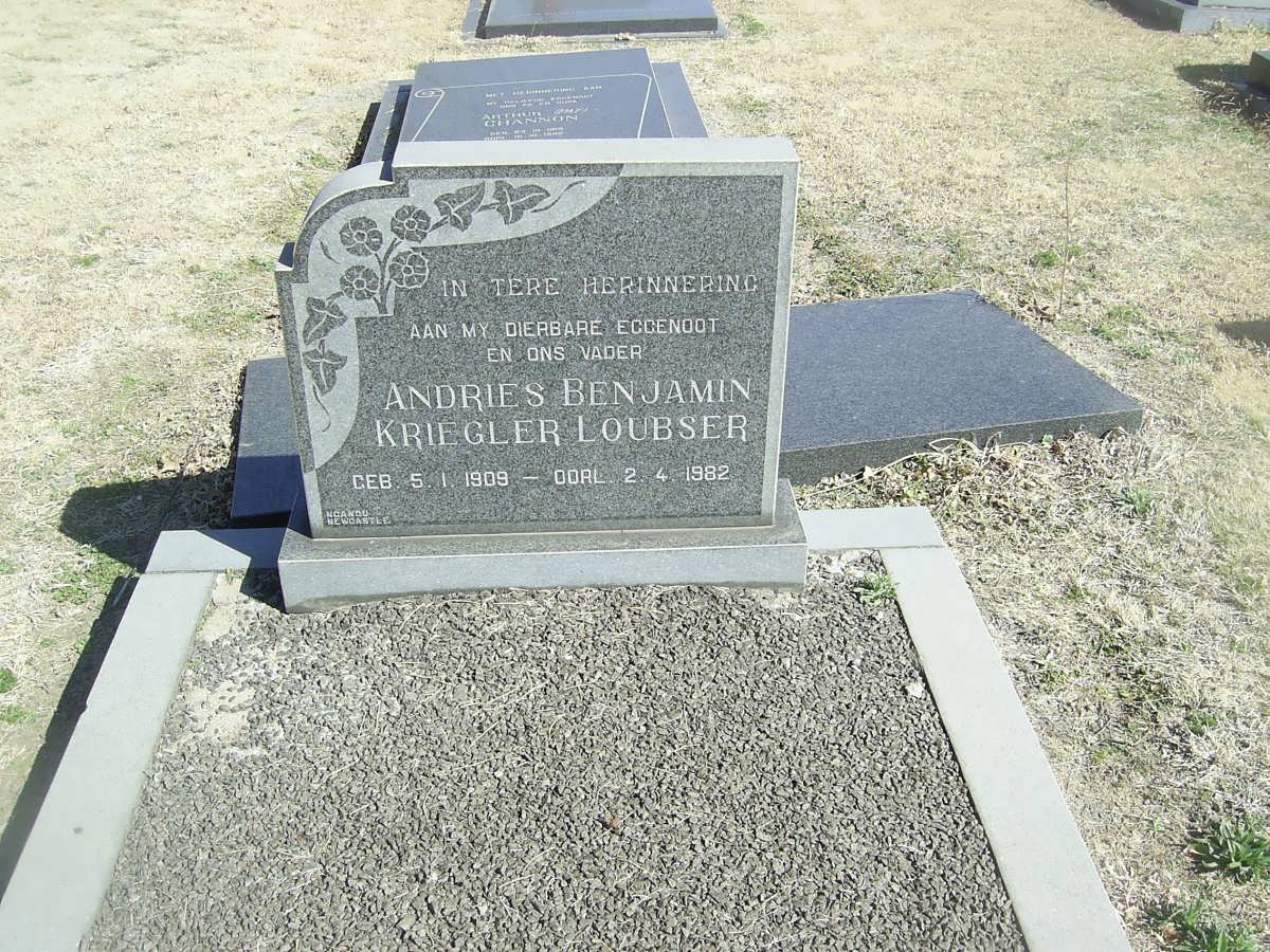 LOUBSER Andries Benjamin Kriegler 1909-1982