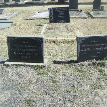 LABUSCHAGNE H.P.F. 1879-1967 &amp; Aletta J.