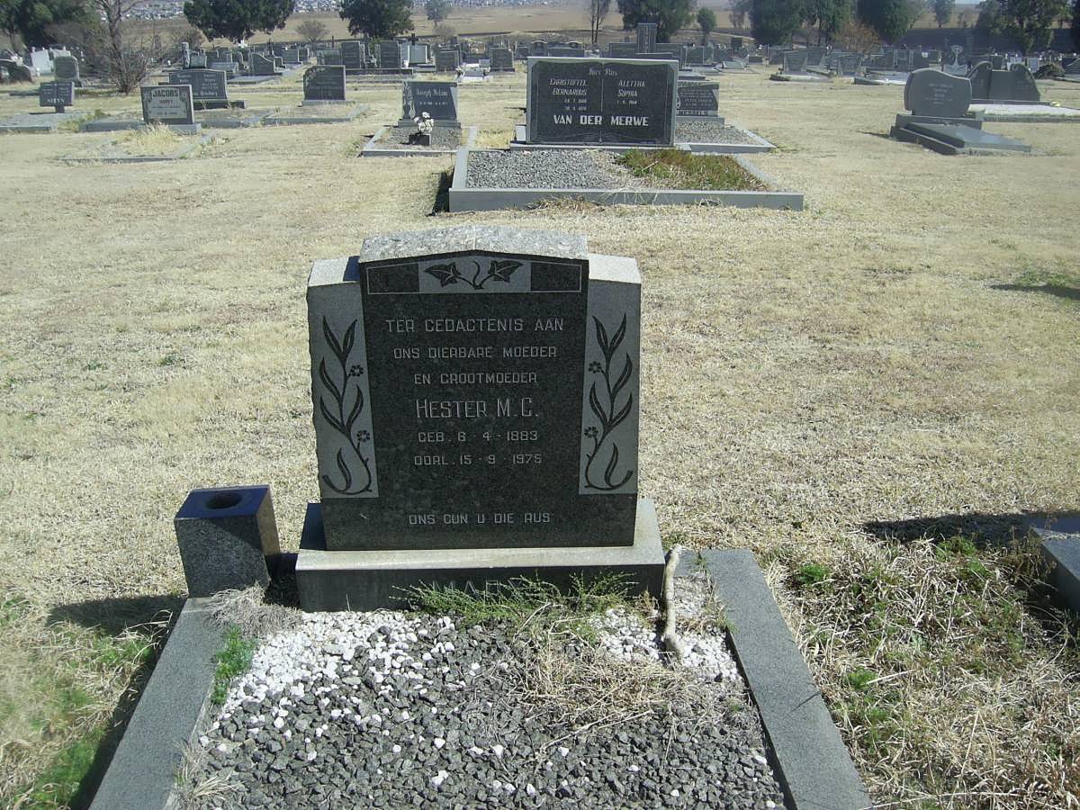 MARX Hester M.C. 1883-1975