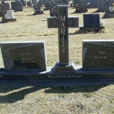 MARITZ Frans 1925-1997 &amp; Tina 1925-