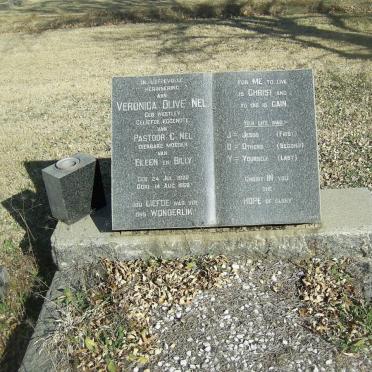 NEL Veronica Olive nee WESTLEY 1922-1958