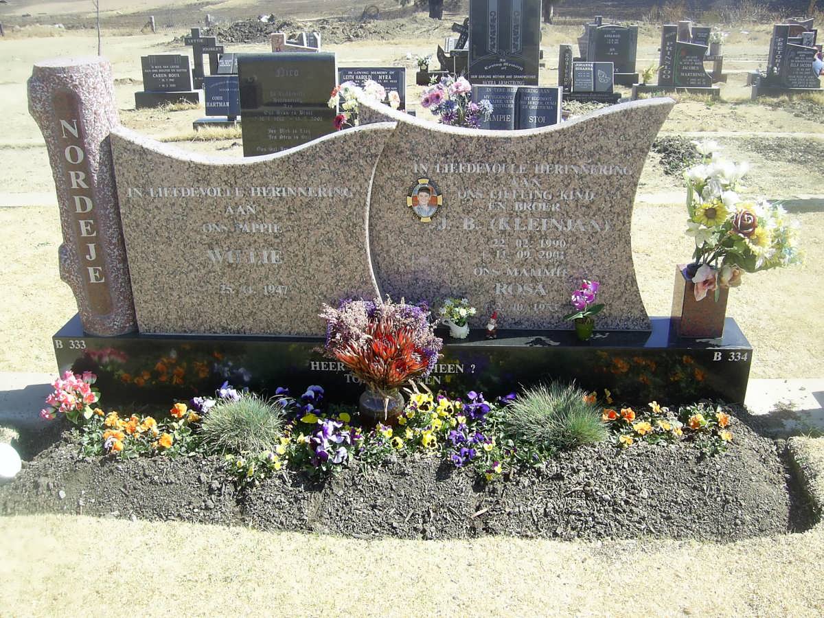 NORDEJE Willie 1947- &amp; Rosa 1953- :: NORDEJE J.B. 1990-2001