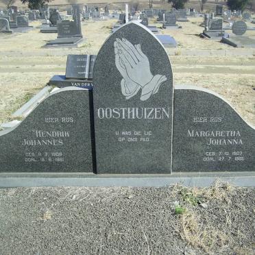 OOSTHUIZEN Hendrik Johannes 1908-1981 &amp; Margaretha Johanna 1907-1985