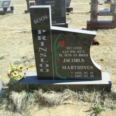 PRINSLOO Jacobus Marthinus 1953-2003