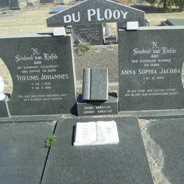 PLOOY Theunis Johannes, du 1931-1981 &amp; Anna Sophia Jacoba 1928-