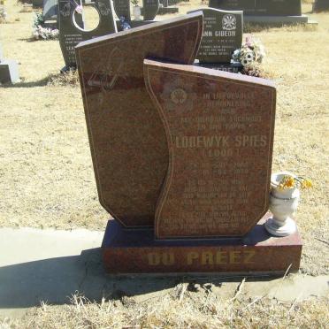 PREEZ Lodewyk Spies, du