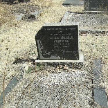 PRINSLOO Johan Wilhelm 1917-1963