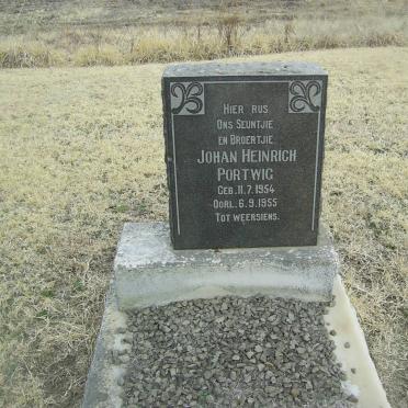 PORTWIG Johan Heinrich 1954-1955