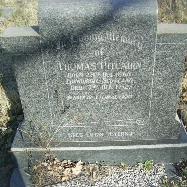 PITCAIRN Thomas 1866-1952