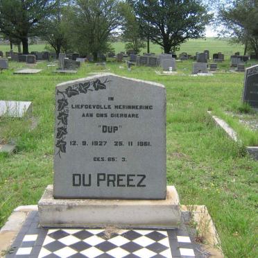 PREEZ Dup, Du 1927-1961