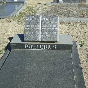 PRETORIUS Samuel J. 1906-1982 &amp; Hester DELPORT 1910-2002