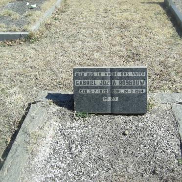 ROSSOUW Gabriel Jazua 1872-1964