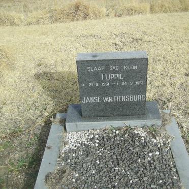 RENSBURG Flippie, Janse van 1951-1951