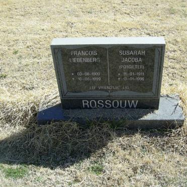 ROSSOUW Francois Liebenberg 1909-1999 &amp; Susarah Jacoba POTGIETER 1911-1996