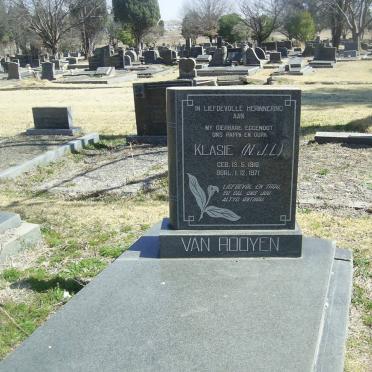 ROOYEN N.J.L., van 1916-1971