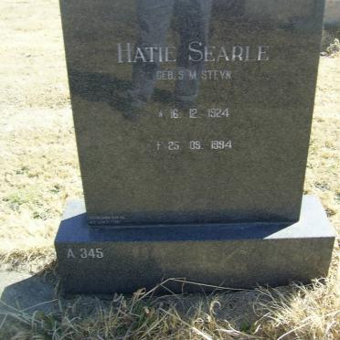 SEARLE Hatie nee STEYN 1924-1994
