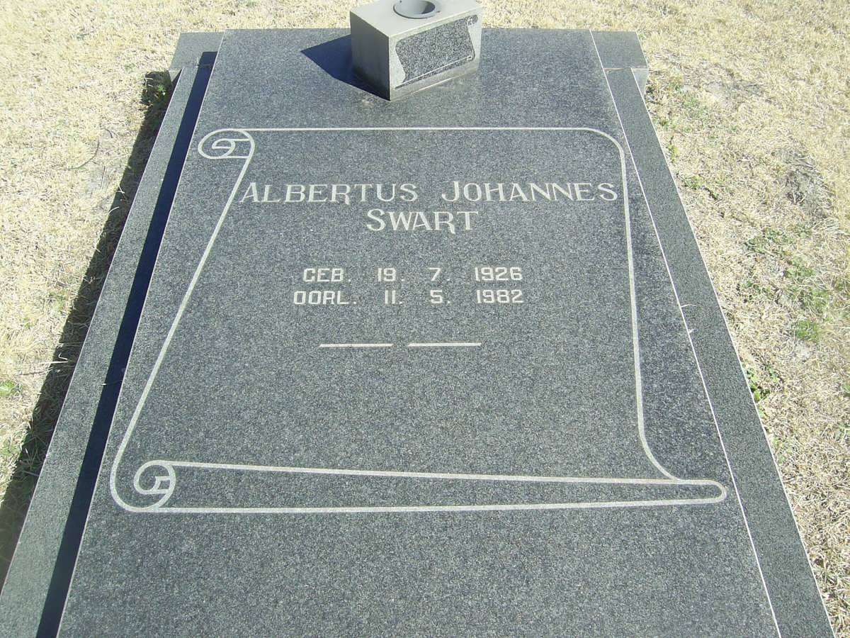 SWART Albertus Johannes 1926-1982
