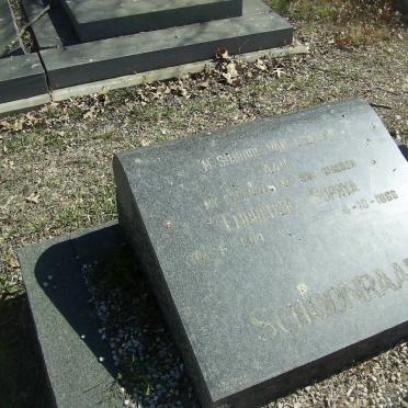 SCHOONRAAD ? Sophya 1914-1966