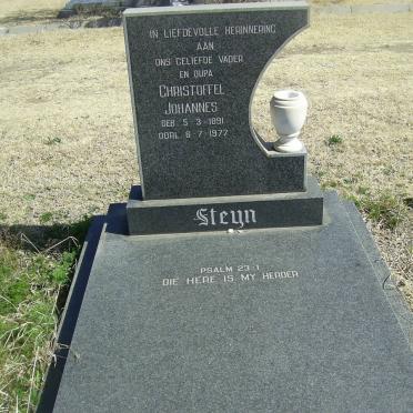 STEYN Christoffel Johannes 1891-1977