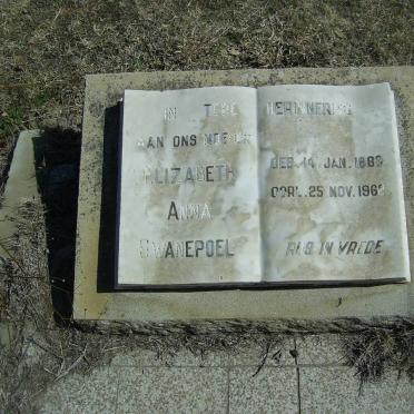 SWANEPOEL Elizabeth Anna 188?-1962