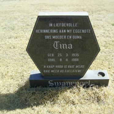 SWANEPOEL Tina 1935-1988