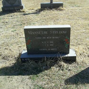 STRYDOM Mannetjie 1932-1996