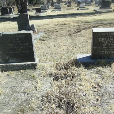 TALJAARD Louis G.F. 1903-1966 &amp; Cornelia E.J. VENTER 1909-1978