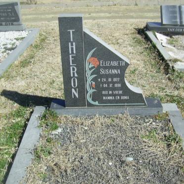 THERON Elizabeth Susanna 1922-1996