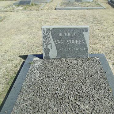 VUUREN Hestertjie, van 1950-1979