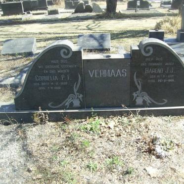 VERMAAS Barend J.J. 1891-1969 &amp; Cornelia P.F. BRITS 1892-1966