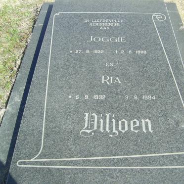 VILJOEN Joggie 1932-1988 &amp; Ria 1932-1994