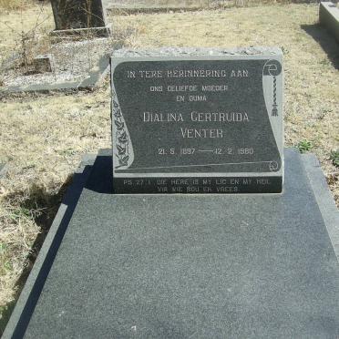 VENTER Dialina Gertruida 1897-1980