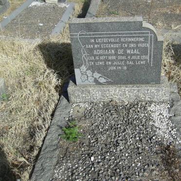 WAAL Adriaan, de 1898-1956